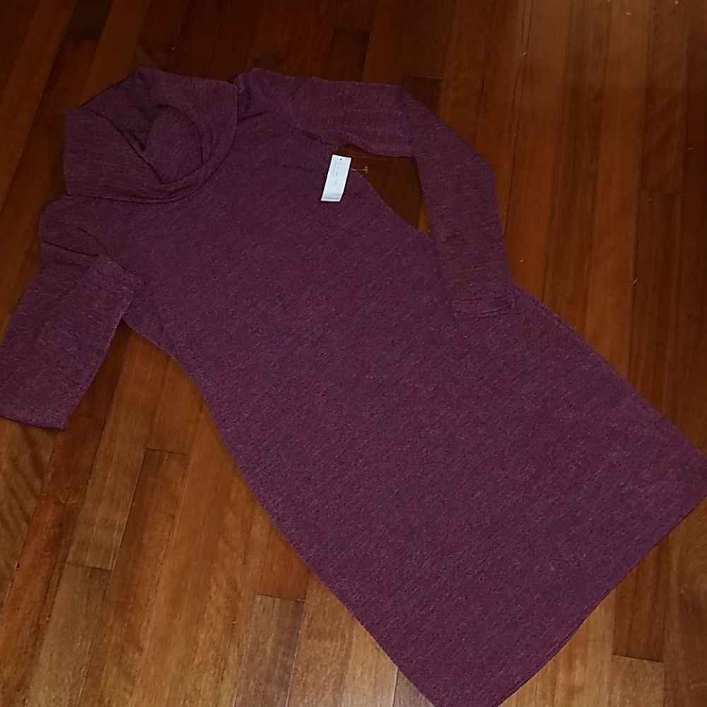 Burgundy Sweater Dress Sz S